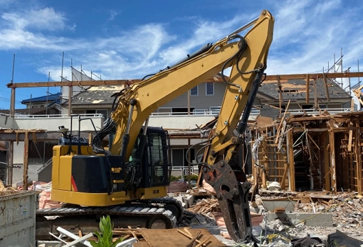 近隣挨拶・解体工事